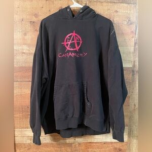 Vintage 90s Y2K canarchy hoodie